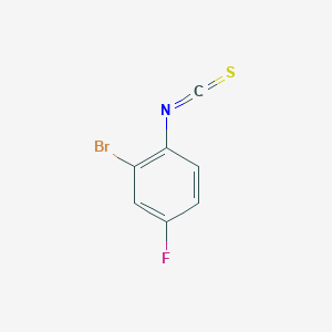 molecular formula C7H3BrFNS B066784 2-溴-4-氟苯基异硫氰酸酯 CAS No. 175205-35-3