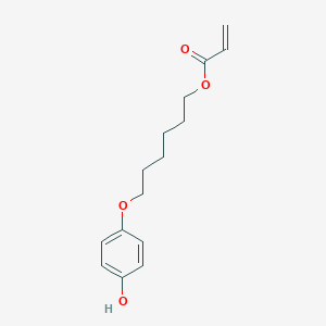 molecular formula C15H20O4 B066792 6-(4-羟基苯氧基)己基丙-2-烯酸酯 CAS No. 161841-12-9