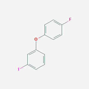 molecular formula C12H8FIO B066815 3-(4-Fluorophenoxy)iodobenzene CAS No. 188534-09-0