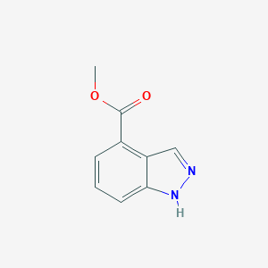 molecular formula C9H8N2O2 B066823 Methyl 1H-indazole-4-carboxylate CAS No. 192945-49-6