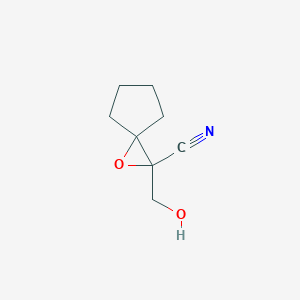 2-(Hydroxymethyl)-1-oxaspiro[2.4]heptane-2-carbonitrile