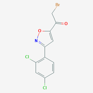 2-Bromo-1-(3-(2,4-dichlorophenyl)isoxazol-5-yl)ethanone