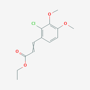 Ethyl 3-(2-chloro-3,4-dimethoxyphenyl)acrylate