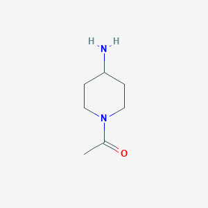 molecular formula C7H14N2O B066903 1-Acetyl-4-aminopiperidine CAS No. 160357-94-8