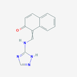 1-[(E)-(1H-1,2,4-Triazol-3-ylimino)methyl]-2-naphthol