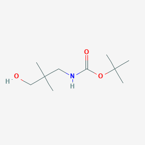 molecular formula C10H21NO3 B066928 叔丁基（3-羟基-2,2-二甲基丙基）氨基甲酸酯 CAS No. 184357-44-6