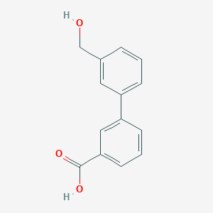 3'-(Hydroxymethyl)-[1,1'-biphenyl]-3-carboxylic acid