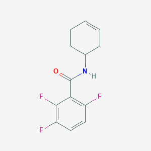 molecular formula C13H12F3NO B6695325 N-cyclohex-3-en-1-yl-2,3,6-trifluorobenzamide 
