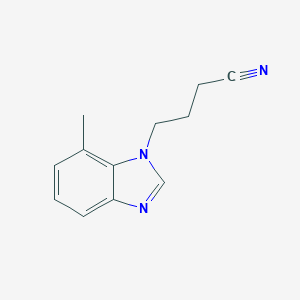 4-(7-methyl-1H-benzo[d]imidazol-1-yl)butanenitrile