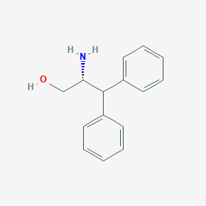 molecular formula C15H17NO B066978 (R)-2-Amino-3,3-diphenylpropan-1-ol CAS No. 171037-01-7