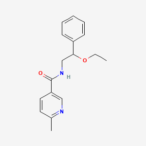 molecular formula C17H20N2O2 B6700064 N-(2-ethoxy-2-phenylethyl)-6-methylpyridine-3-carboxamide 