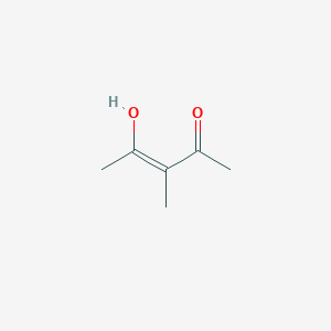 molecular formula C6H10O2 B067004 (Z)-4-hydroxy-3-methylpent-3-en-2-one CAS No. 186047-23-4