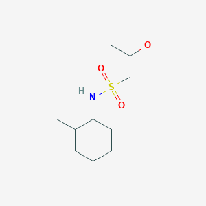 molecular formula C12H25NO3S B6701351 N-(2,4-dimethylcyclohexyl)-2-methoxypropane-1-sulfonamide 