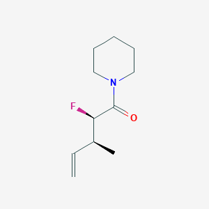 Piperidine, 1-(2-fluoro-3-methyl-1-oxo-4-pentenyl)-, (R*,S*)-