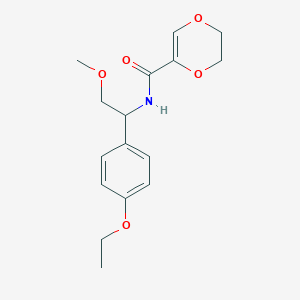 molecular formula C16H21NO5 B6704196 N-[1-(4-ethoxyphenyl)-2-methoxyethyl]-2,3-dihydro-1,4-dioxine-5-carboxamide 