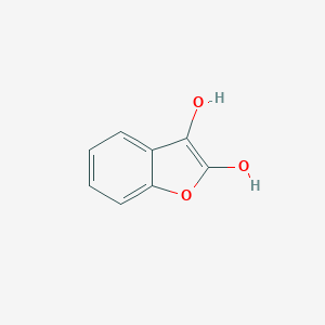 molecular formula C8H6O3 B067047 1-Benzofuran-2,3-diol CAS No. 163463-62-5