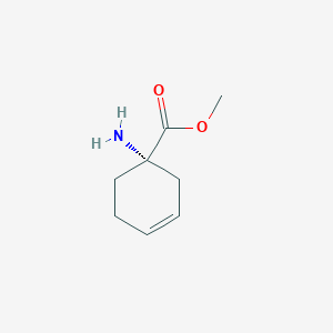 3-Cyclohexene-1-carboxylic acid, 1-amino-, methyl ester, (1S)-