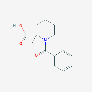 1-Benzoyl-2-methylpiperidine-2-carboxylic acid