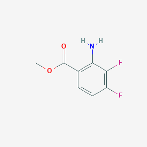 molecular formula C8H7F2NO2 B067086 Methyl 2-Amino-3,4-difluorobenzoate CAS No. 170108-07-3