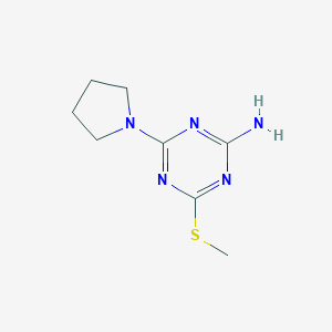 4-(methylthio)-6-tetrahydro-1H-pyrrol-1-yl-1,3,5-triazin-2-amine