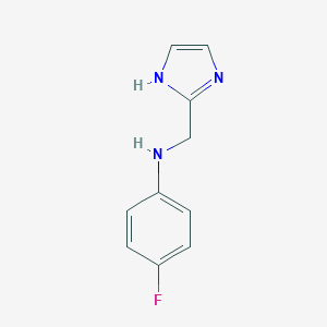 4-fluoro-N-(1H-imidazol-2-ylmethyl)aniline