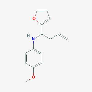 (1-Furan-2-yl-but-3-enyl)-(4-methoxy-phenyl)-amine