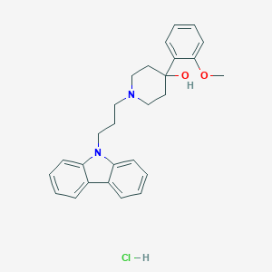 1-[3-(9H-Carbazol-9-YL)propyl]-4-(2-methoxyphenyl)-4-piperidinol hydrochloride