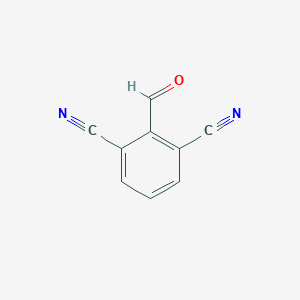 molecular formula C9H4N2O B067131 2,6-Dicyanobenzaldehyde CAS No. 159618-36-7