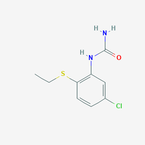 molecular formula C9H11ClN2OS B6713315 (5-Chloro-2-ethylsulfanylphenyl)urea 