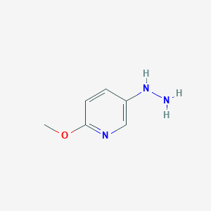 molecular formula C6H9N3O B067139 5-肼基-2-甲氧基吡啶 CAS No. 160664-95-9