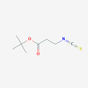 molecular formula C8H13NO2S B067141 Tert-butyl 3-isothiocyanatopropionate CAS No. 172422-02-5