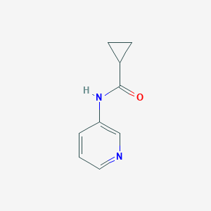 molecular formula C9H10N2O B067146 N-(Pyridin-3-yl)cyclopropanecarboxamide CAS No. 186253-87-2