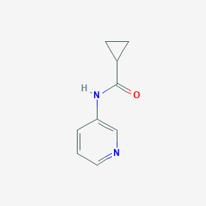 molecular formula C9H10N2O B067146 N-pyridin-3-ylcyclopropanecarboxamide CAS No. 186253-87-2