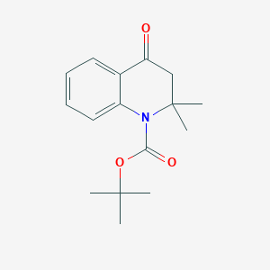 tert-butyl 2,2-dimethyl-4-oxo-3,4-dihydroquinoline-1(2H)-carboxylate