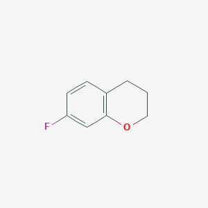 molecular formula C9H9FO B067177 7-氟色满 CAS No. 179071-54-6