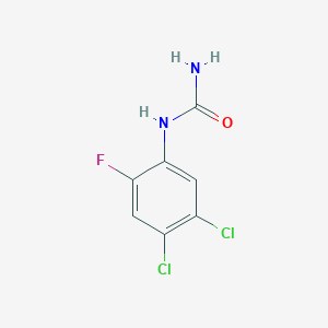 molecular formula C7H5Cl2FN2O B6720984 (4,5-Dichloro-2-fluorophenyl)urea 