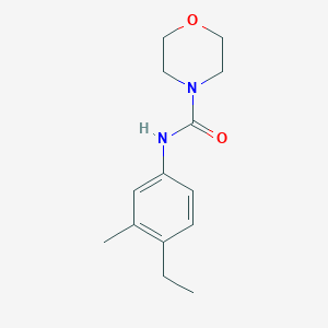 molecular formula C14H20N2O2 B6721105 N-(4-ethyl-3-methylphenyl)morpholine-4-carboxamide 