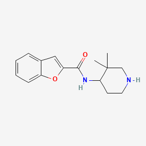 molecular formula C16H20N2O2 B6722838 N-(3,3-dimethylpiperidin-4-yl)-1-benzofuran-2-carboxamide 
