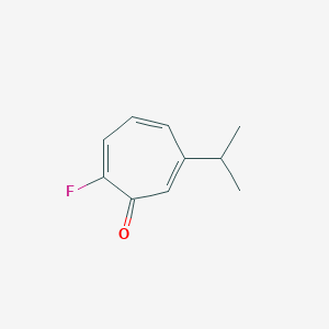 molecular formula C10H11FO B067236 2-Fluoro-6-isopropyltropone CAS No. 162084-58-4