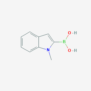 molecular formula C9H10BNO2 B067260 (1-甲基-1H-吲哚-2-基)硼酸 CAS No. 191162-40-0
