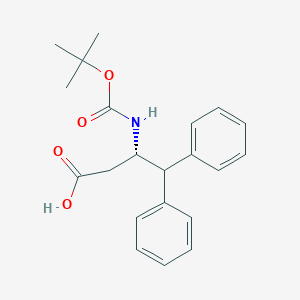 molecular formula C21H25NO4 B067261 Boc-(S)-3-氨基-4,4-二苯基丁酸 CAS No. 190190-50-2