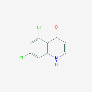 molecular formula C9H5Cl2NO B067264 5,7-Dichloro-4-hydroxyquinoline CAS No. 171850-29-6