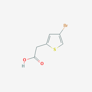 molecular formula C6H5BrO2S B067279 4-Bromothiophene-2-acetic acid CAS No. 161942-89-8