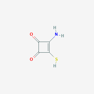 3-Amino-4-sulfanylcyclobut-3-ene-1,2-dione