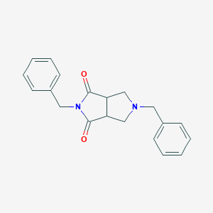 molecular formula C20H20N2O2 B067294 2,5-Dibenzyltetrahydropyrrolo[3,4-c]pyrrole-1,3(2H,3aH)-dione CAS No. 165893-99-2