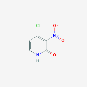 molecular formula C5H3ClN2O3 B067295 4-Chloro-2-hydroxy-3-nitropyridine CAS No. 165547-79-5