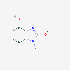 molecular formula C10H12N2O2 B067305 2-Ethoxy-4-hydroxy-1-methyl-1h-benzimidazole CAS No. 177478-23-8