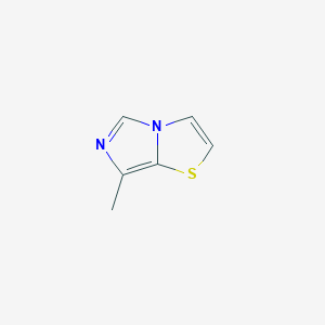 molecular formula C6H6N2S B067318 7-Methylimidazo[5,1-b]thiazole CAS No. 165666-89-7