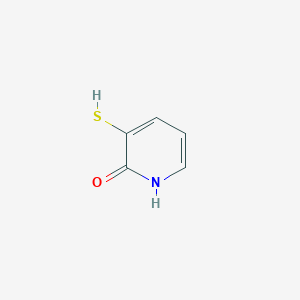 molecular formula C5H5NOS B067319 2(1H)-Pyridinone, 3-mercapto- CAS No. 173278-51-8