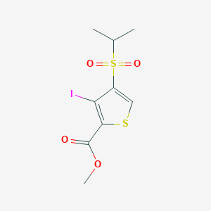Methyl 3-iodo-4-(isopropylsulfonyl)thiophene-2-carboxylate
